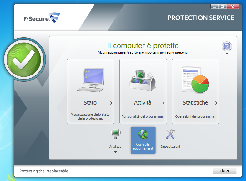 Pannello F-Secure